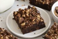 Decadent Gluten-Free Toffee Brownies