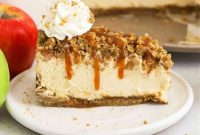 Golden Gluten-Free Caramel Apple Cheesecake