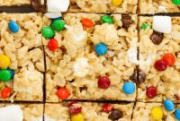 Gluten-Free M and M Rice Krispies Treats