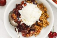 Luscious Gluten-Free Cherry Crisp