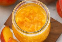 Effortless Low Sugar Peach Freezer Jam