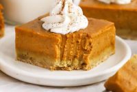 Decadent Gluten-Free Pumpkin Pie Bars