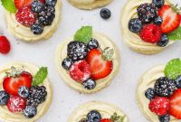 Sweet Fruit Cookie Pizzas
