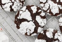 Festive Gluten-Free Peppermint Chocolate Crinkles
