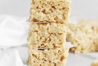 Golden Brown Butter Gluten-Free Krispie Treats