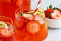 Strawberry Basil Bliss Lemonade