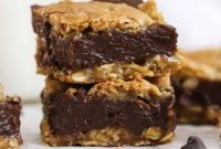 Decadent Gluten-Free Oatmeal Fudge Bars