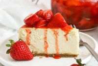 Decadent Gluten-Free Strawberry Cheesecake