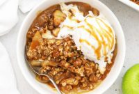 Decadent Gluten-Free Caramel Apple Crisp