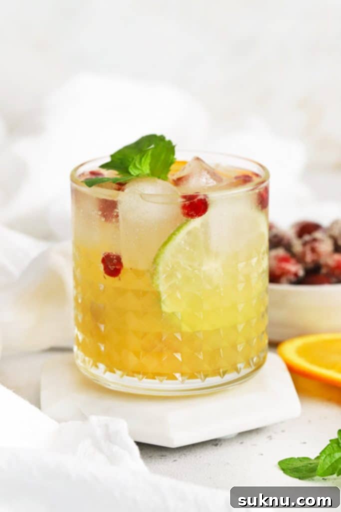 Azure Lagoon Cooler 8 Citrus Orange Mocktails With Mint, Pomegranate and Citrus Slices
