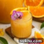 homemade POG Juice in short glasses