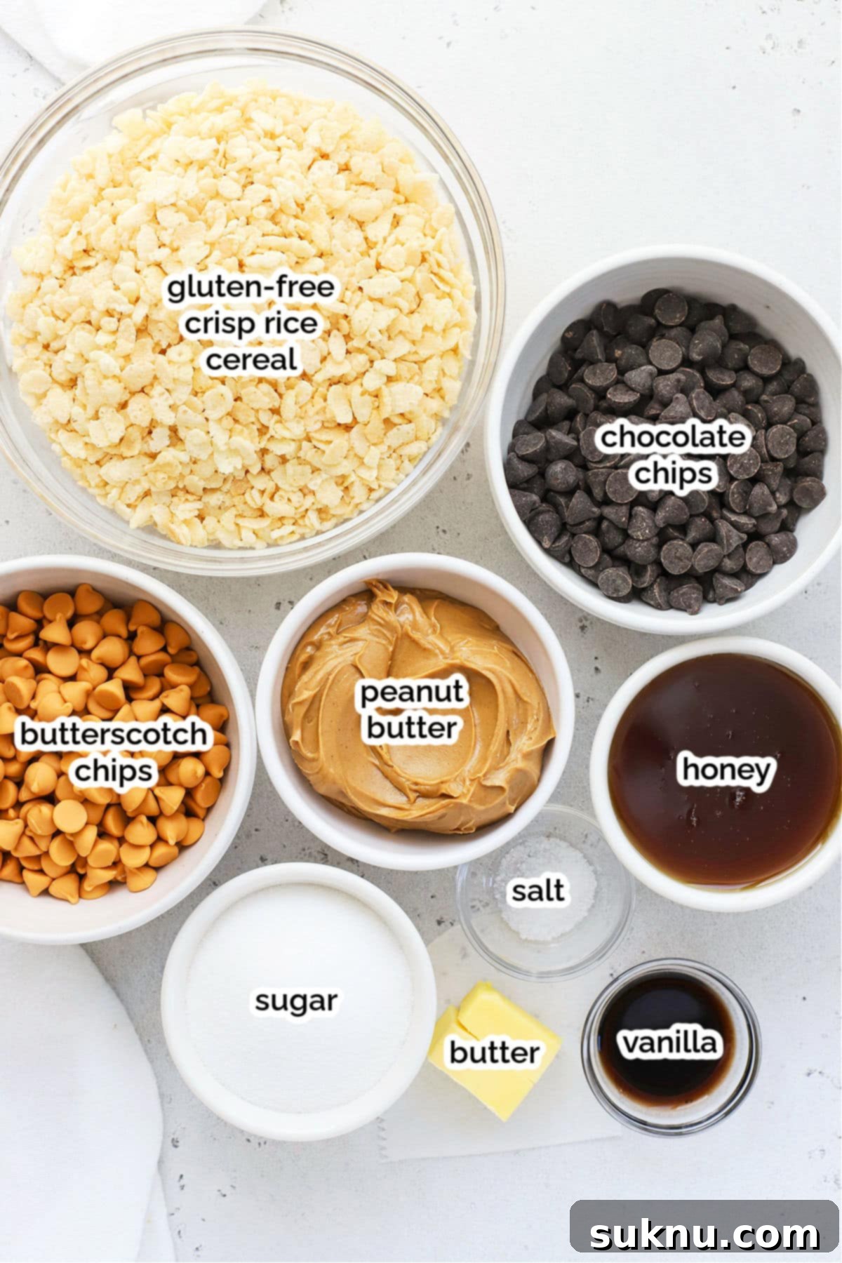 ingredients for gluten-free scotcheroos