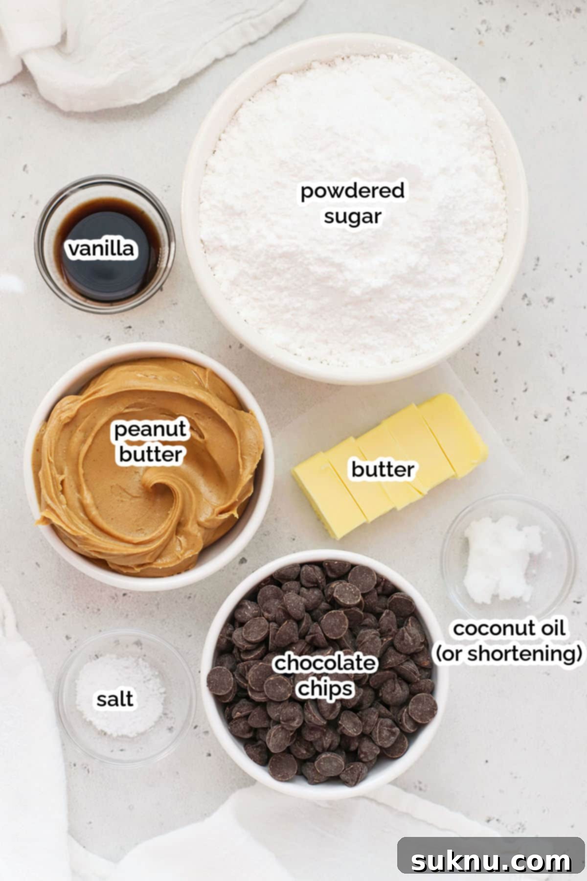 ingredients for buckeyes candy