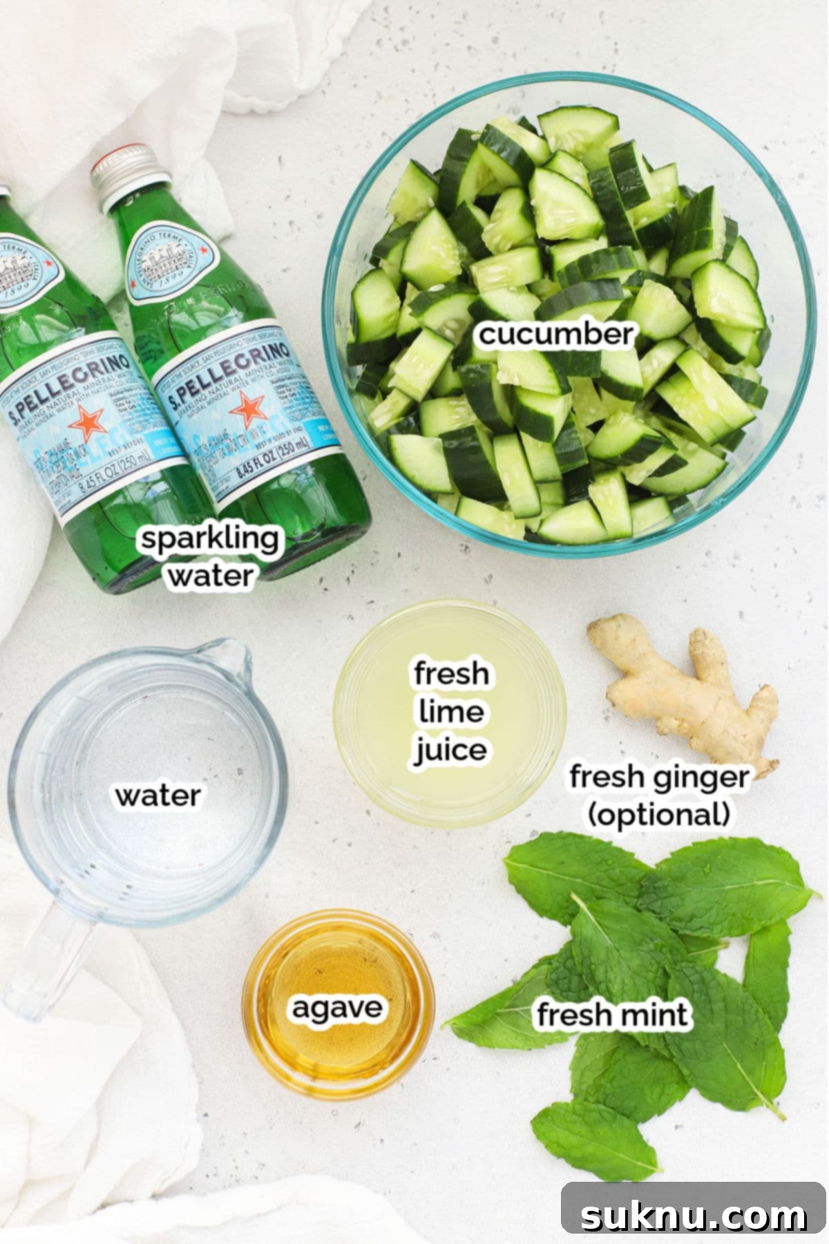 Crisp Cucumber Refreshment 3 Ingredients for cucumber agua fresca