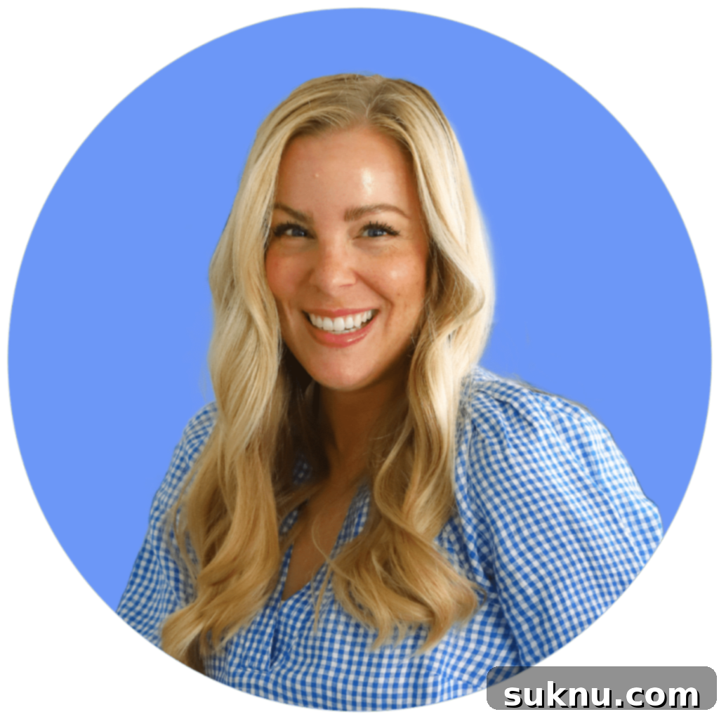 Emily Dixon from Sweets & Thank You wearing a blue top