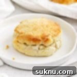 Fluffy Gluten Free Biscuit on a plate