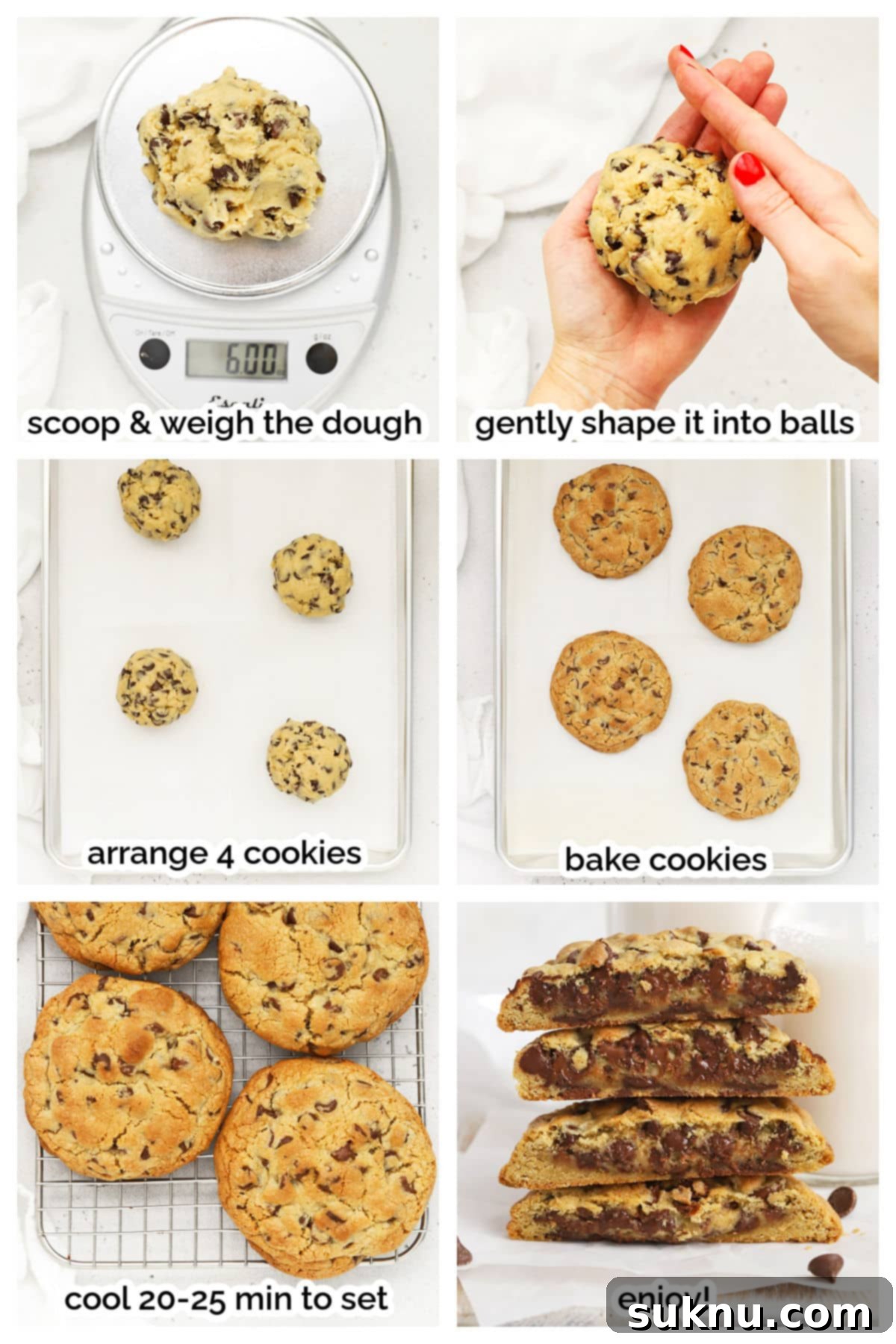 Decadent Gluten Free Levain Chocolate Chip Cookies 6 img 83073 5