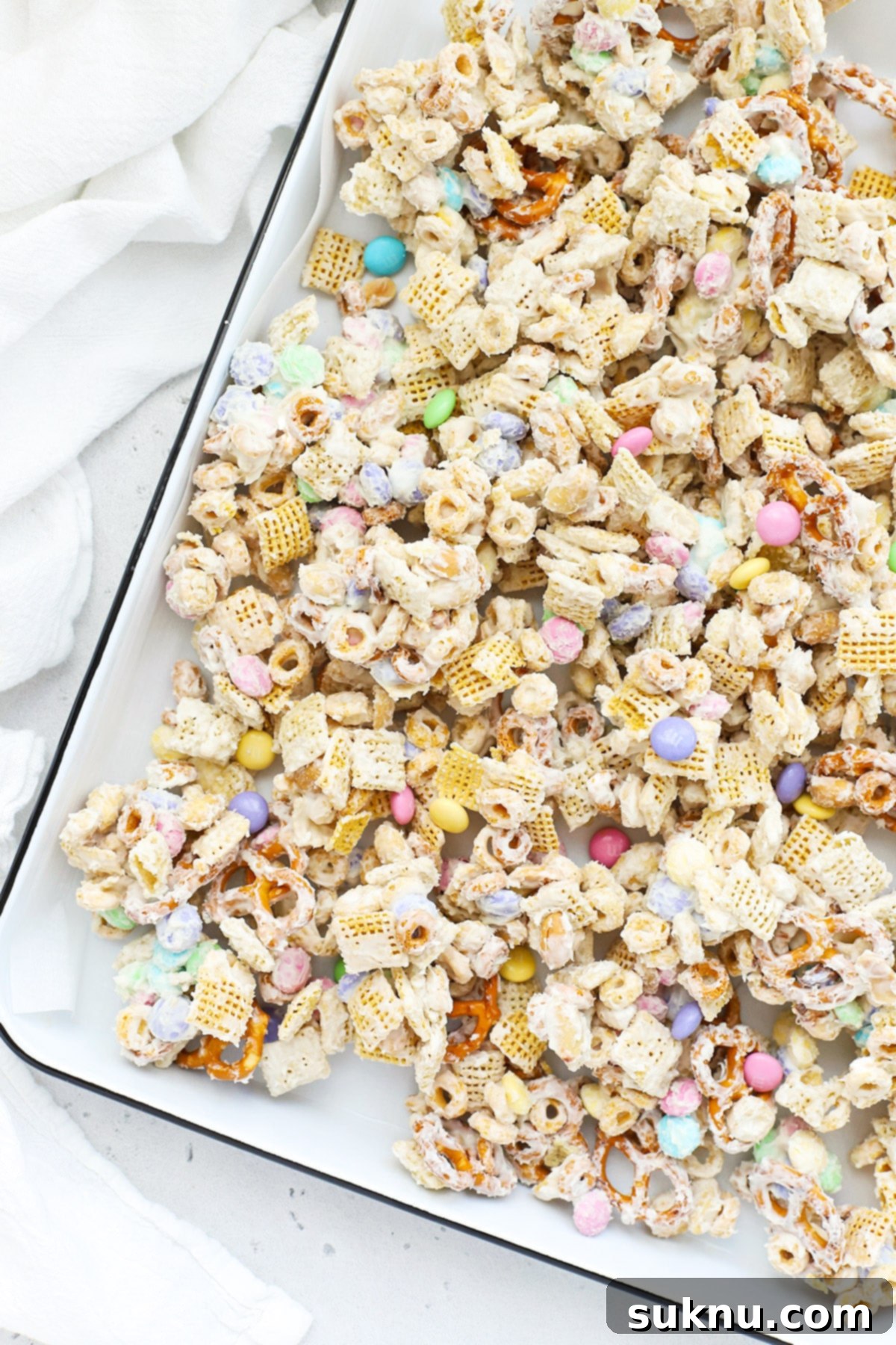 Gluten-Free Easter Bunny Bait Chex Mix 10 Letting bunny bait Chex mix cool