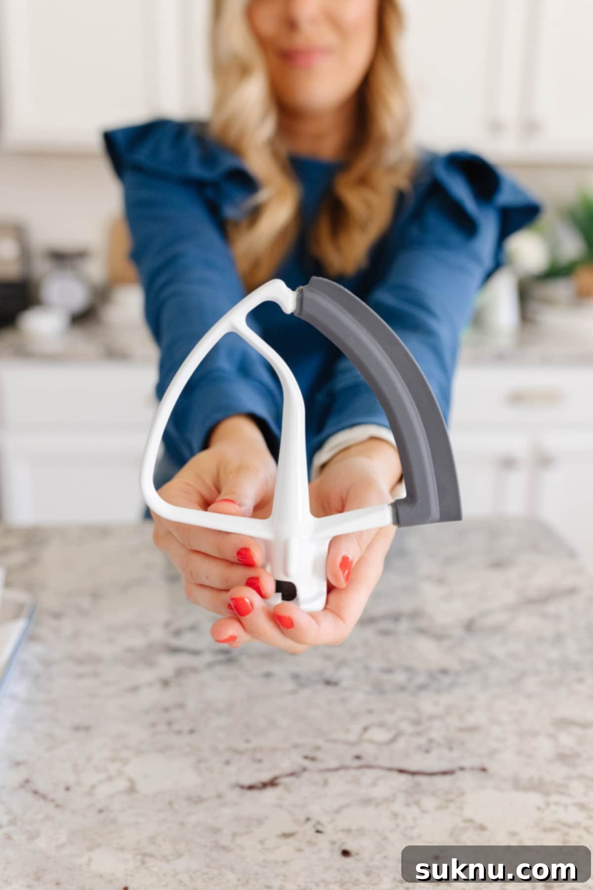 Scraper beater attachment for kitchenaid mixer