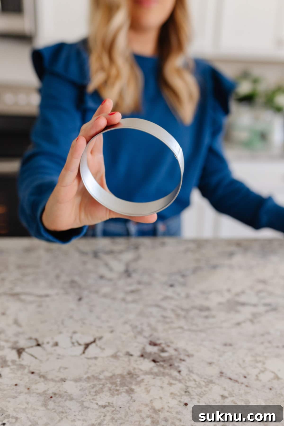 large round cookie cutter to shape cookies into perfect circles