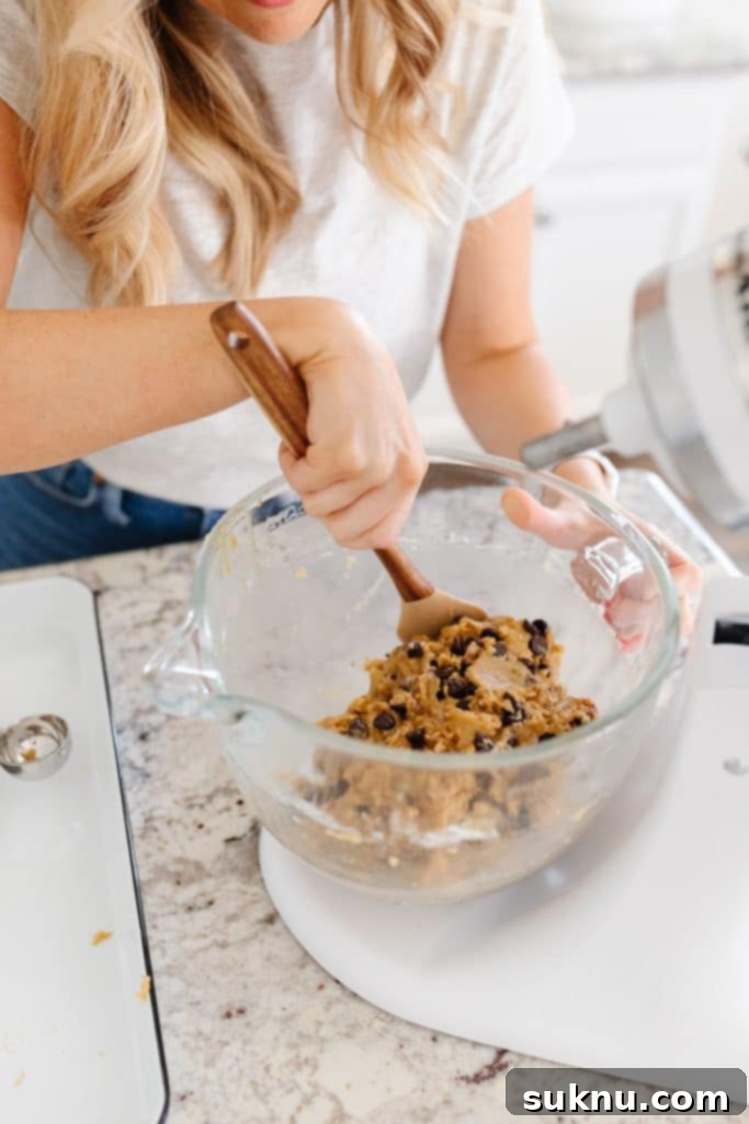 Which M&Ms Are Gluten-Free 10 Mixing gluten-free toffee chocolate chip cookie batter