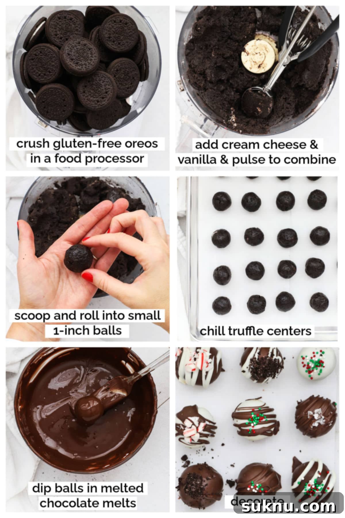 Decadent Gluten-Free Oreo Truffles 4 making gluten-free oreo truffles step by step