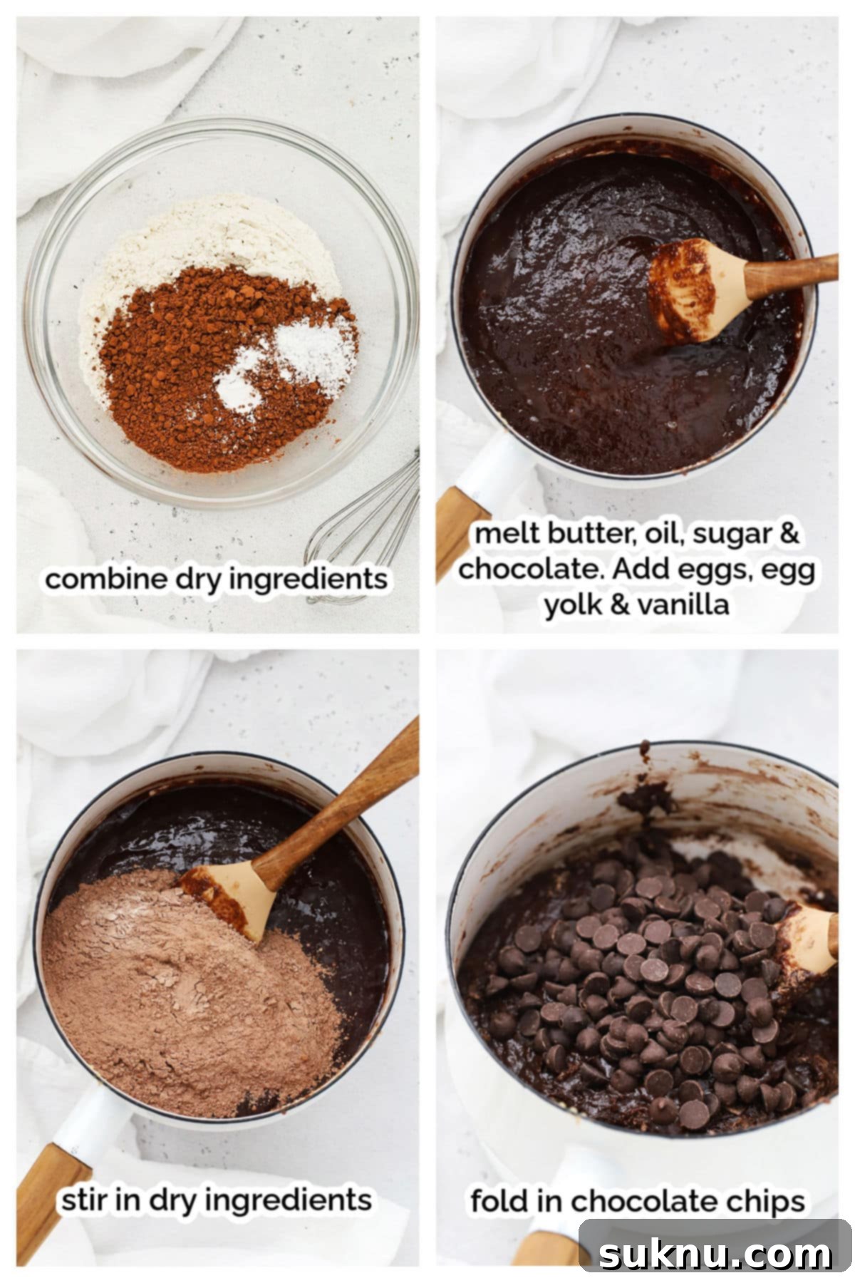 Gooey Gluten-Free Marshmallow Brownies 5 making gluten-free marshmallow brownies step by step