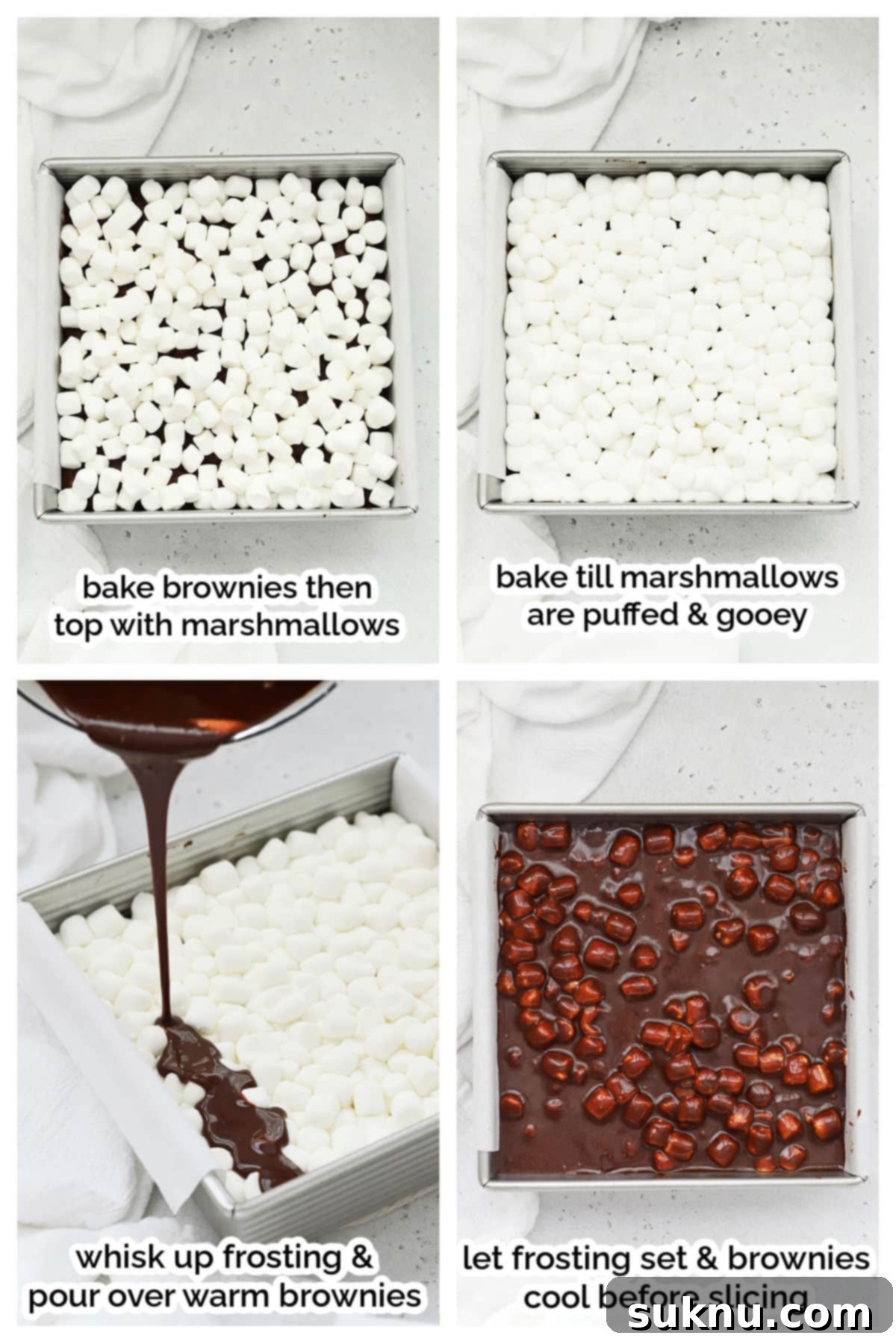 Gooey Gluten-Free Marshmallow Brownies 6 making gluten-free marshmallow brownies step by step