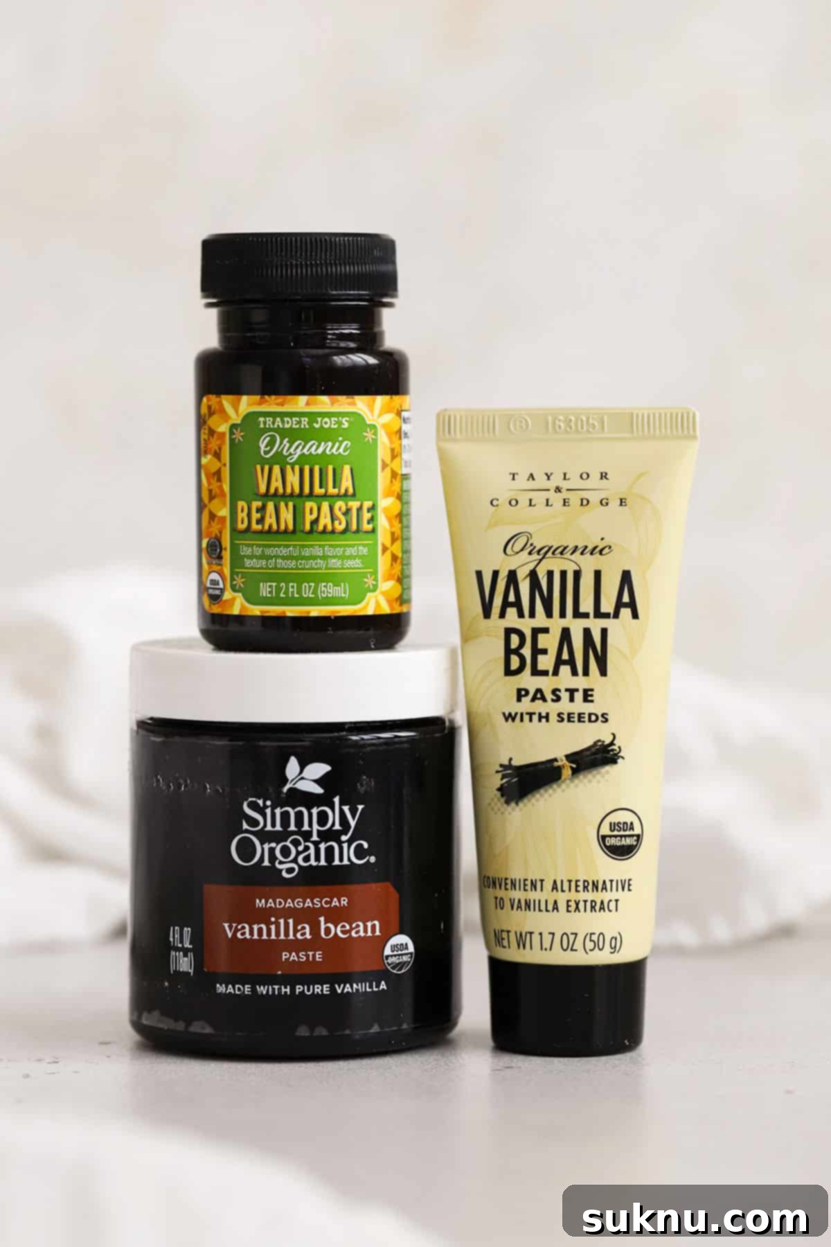 Vanilla Varieties: Understanding Their Unique Flavors and Culinary Uses 4 three containers of vanilla bean paste