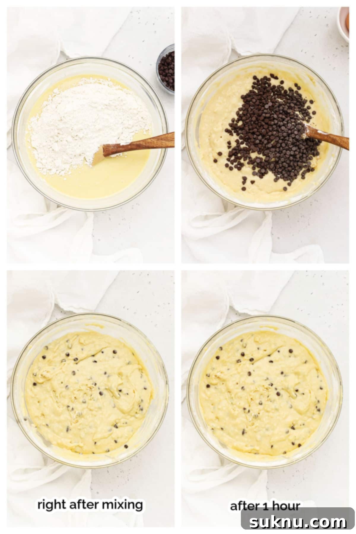 Delicious Gluten-Free Chocolate Chip Muffins 4 making chocolate chip muffins step by step