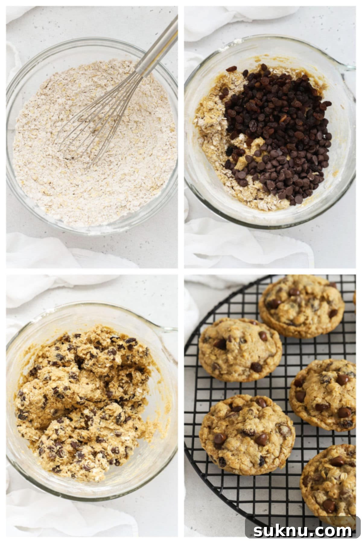 Delicious Gluten-Free Oatmeal Raisin Cookies 4 making gluten-free oatmeal raisin cookies step by step