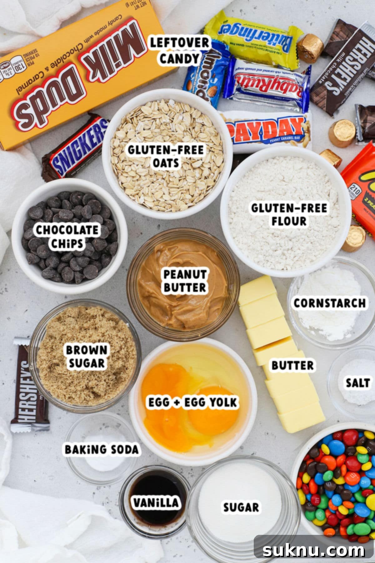 Gluten-Free Candy Cookie Dream Bars 3 ingredients for candy cookie bars