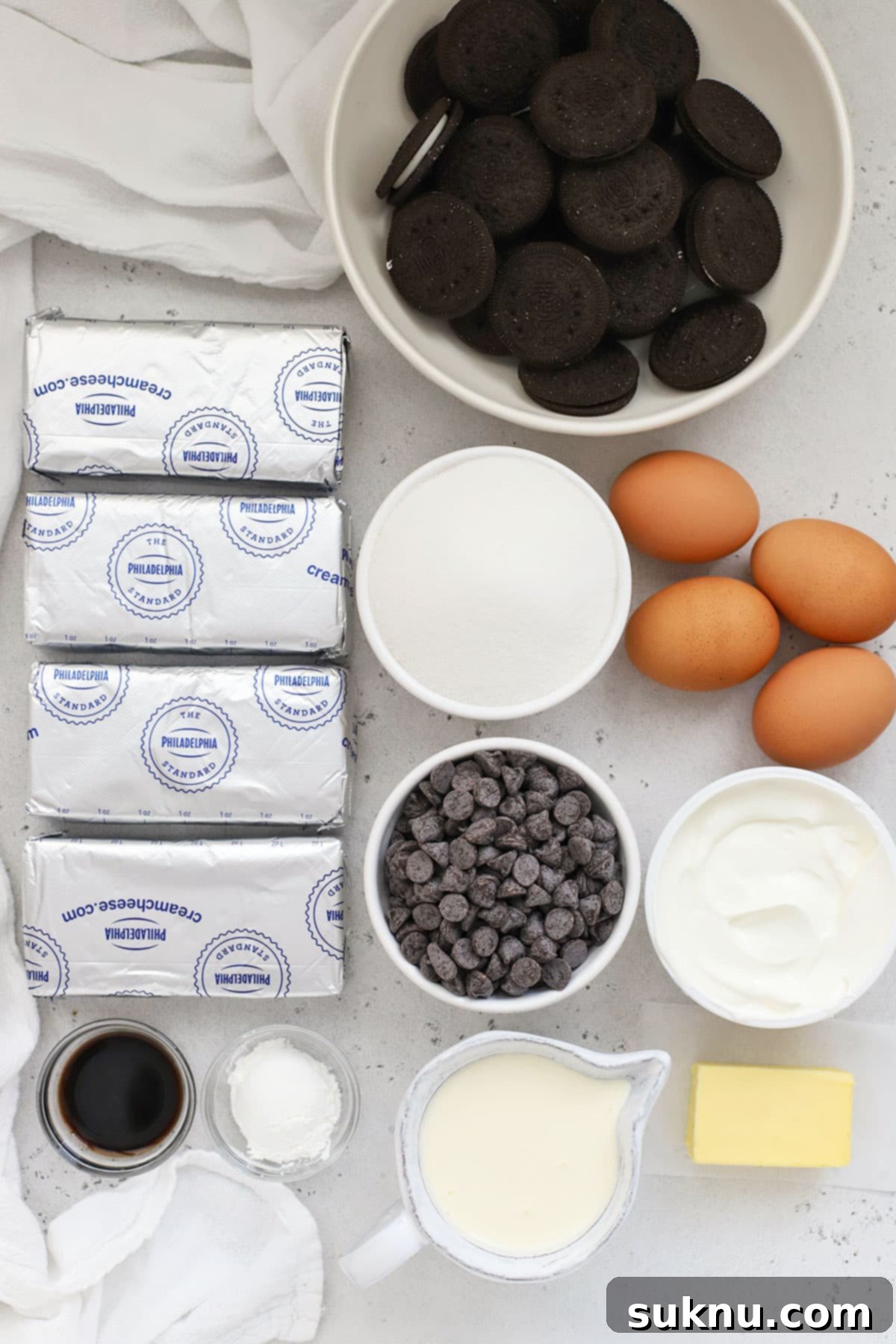 Ultimate Gluten-Free Oreo Cheesecake 3 ingredients for gluten-free Oreo cheesecake