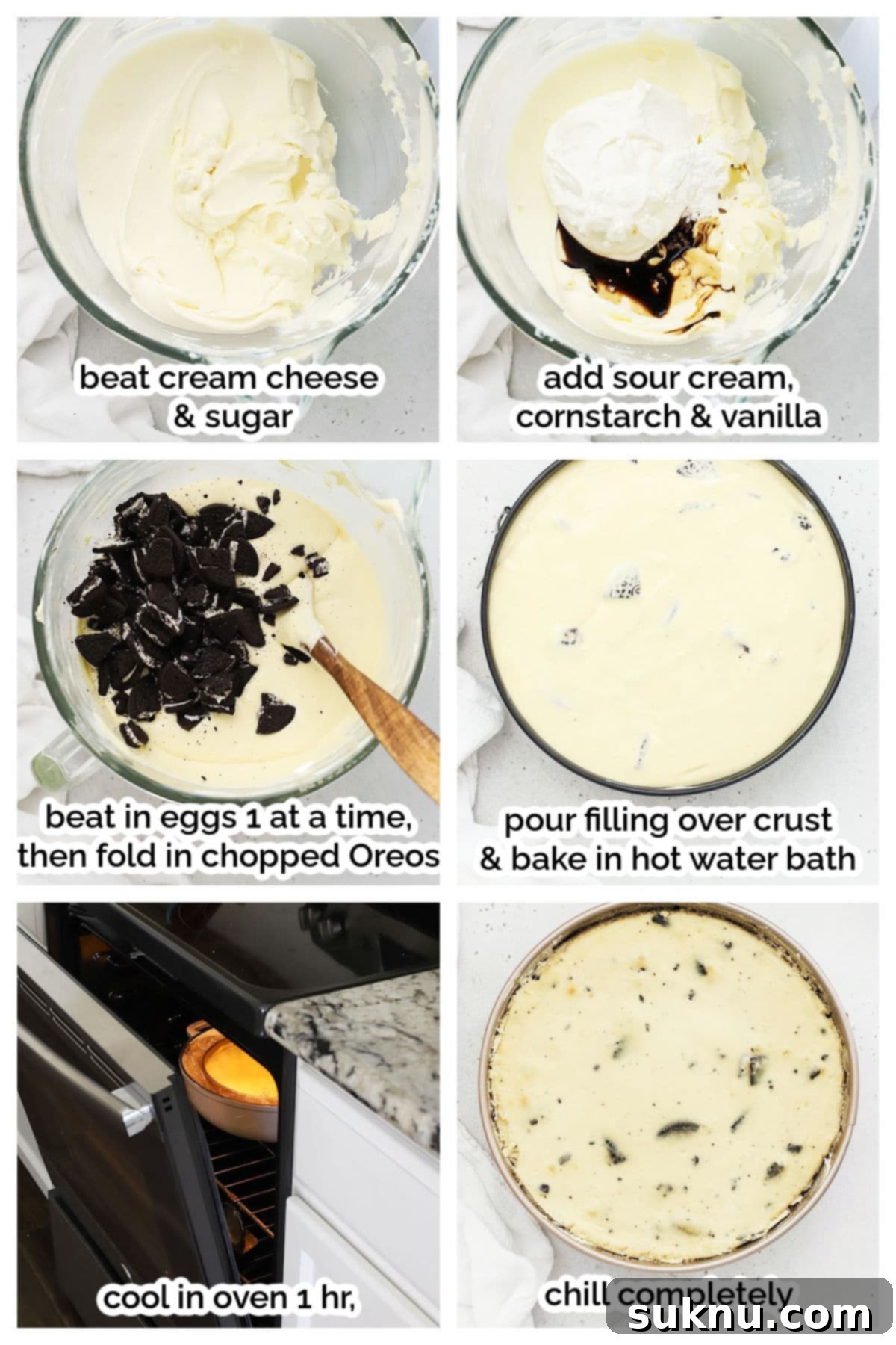 Ultimate Gluten-Free Oreo Cheesecake 5 making gluten-free Oreo cheesecake, step by step