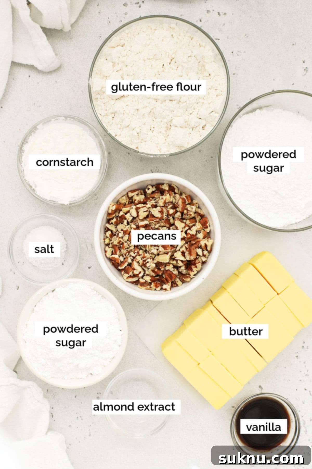 Gluten-Free Snowball Cookies 4 ingredients for gluten-free mexican wedding cookies