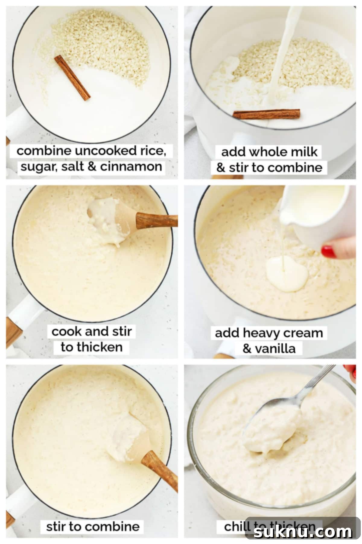 Velvety Gluten-Free Rice Pudding 4 making gluten-free rice pudding, step by step