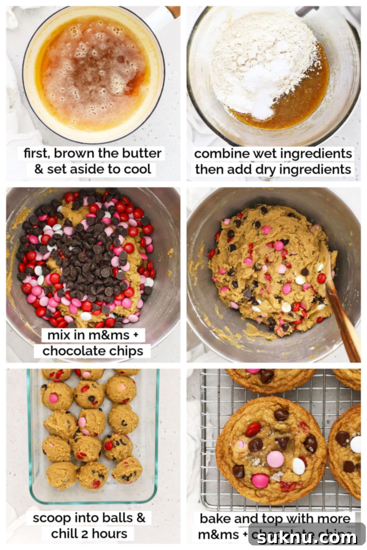 making gluten-free Valentines cookies, step by step