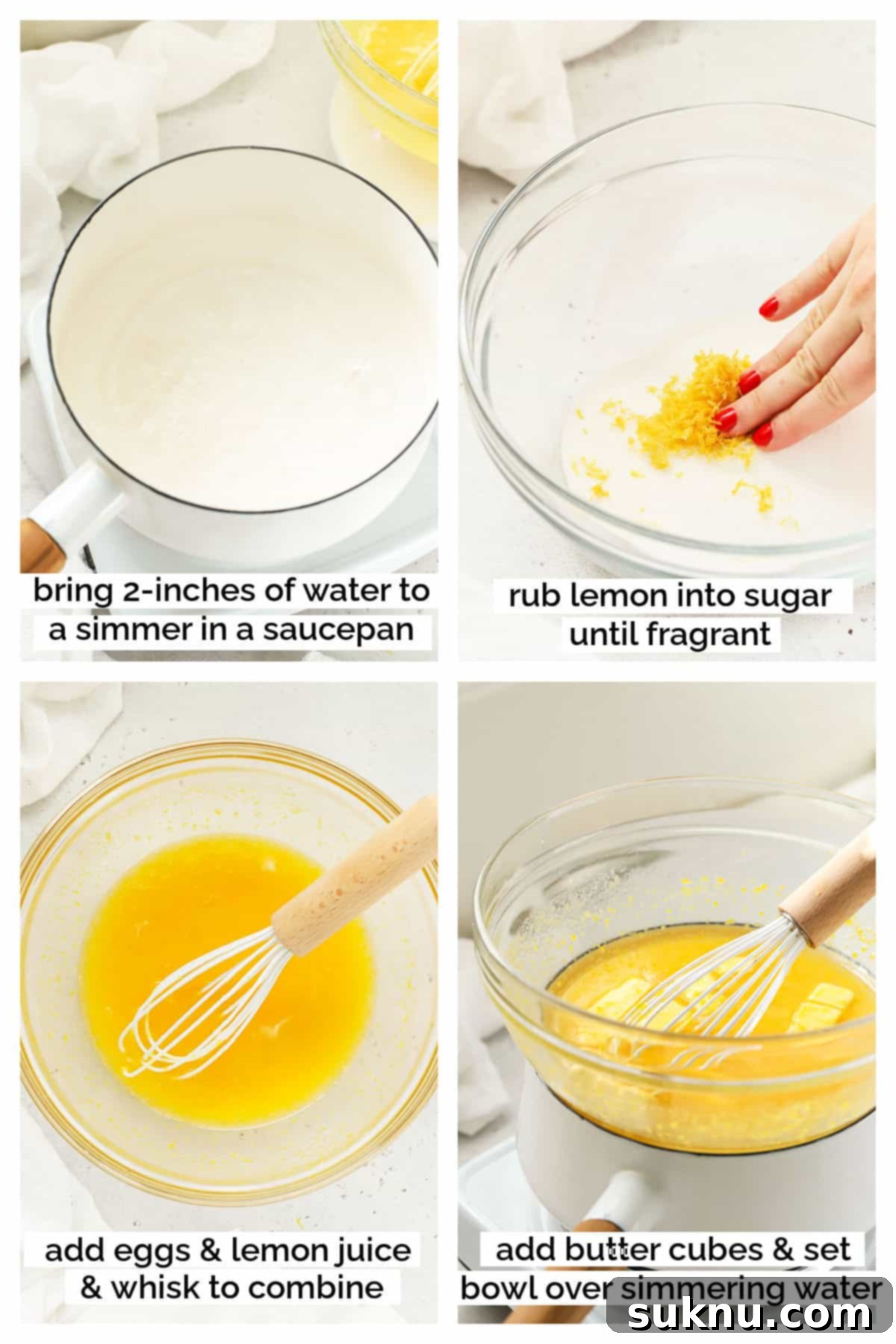 Simple Scratch-Made Lemon Curd 5 making homemade lemon curd step by step